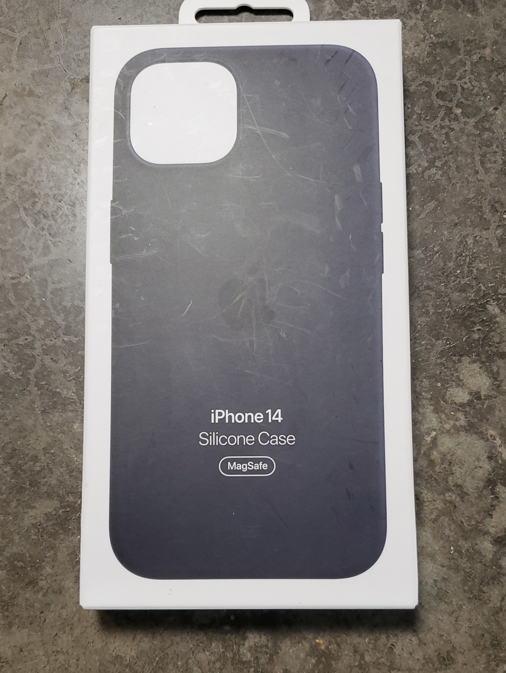 Apple iPhone 14 Silicone Case - Dark Gray Black